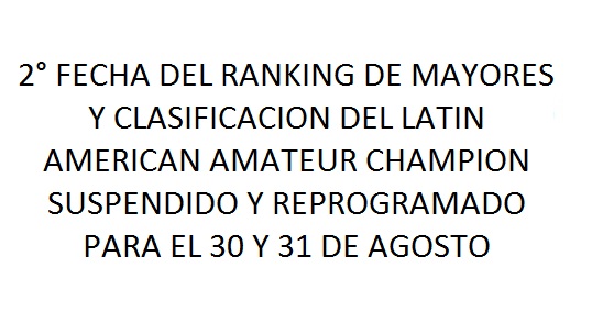 Clasificación Regional - Necochea Golf Club -