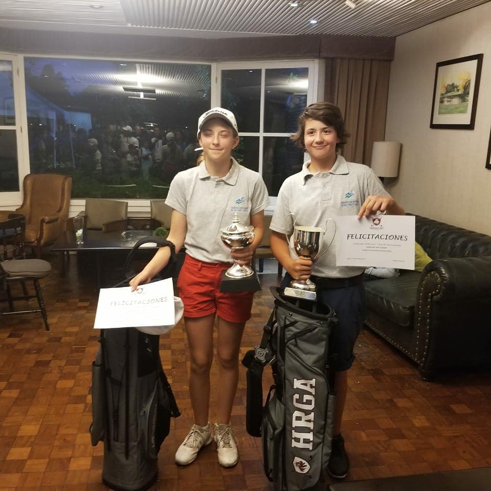 Sara Rampoldi y Tomás Berchot Campeones