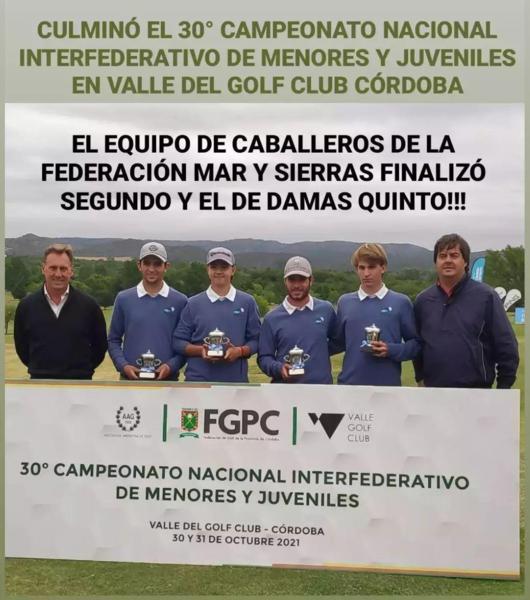 2° Lugar El Equipo de Caballeros y 4° El De Damas