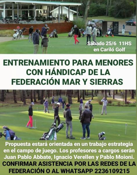 Entrenamiento Para Menores Con Hcp.