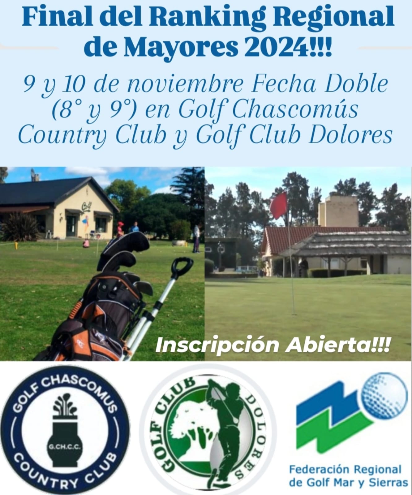8° y 9° Fecha Del Ranking De Mayores - Fecha Doble -