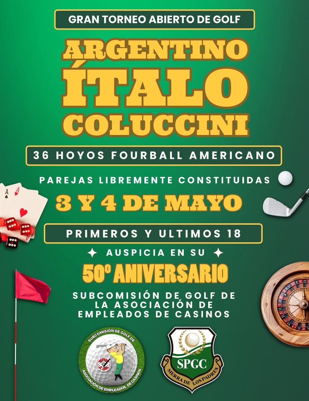 Gran Torneo De Golf "Argentino Italo Coluccini"